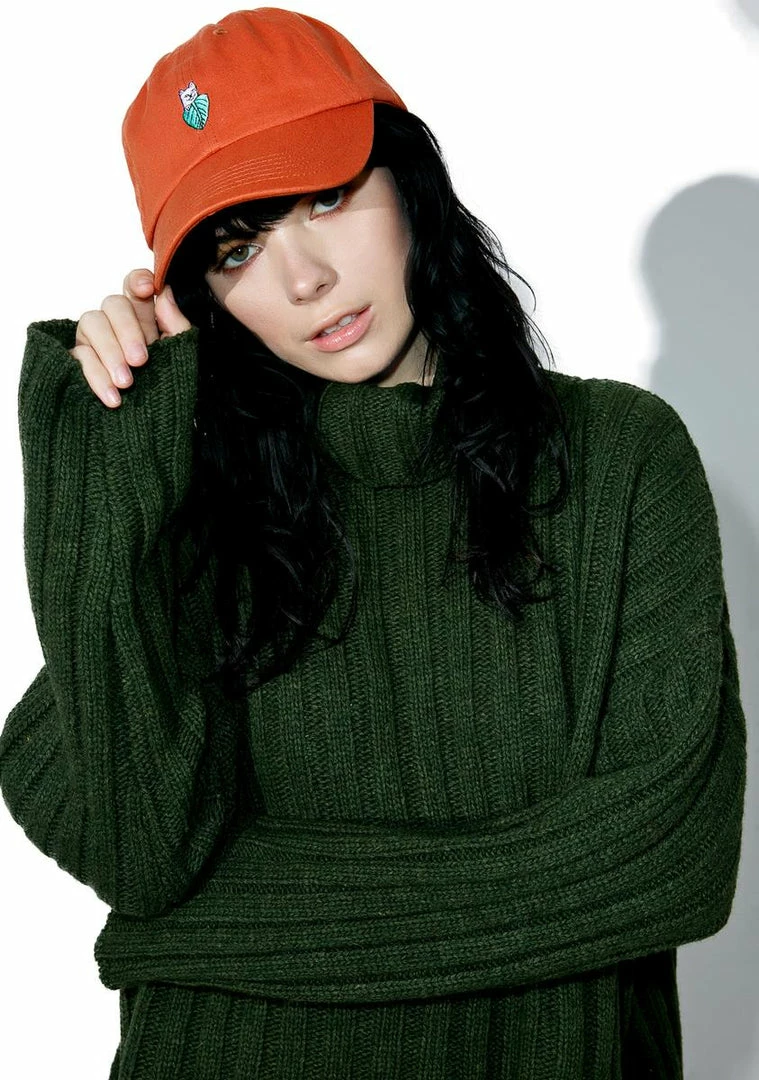 Top 10 ❤️ RIPNDIP Hats Orange Nermal Leaf Dad Hat ❤️ 7 RIPNDIP Hats Orange Nermal Leaf Dad Hat