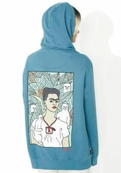 RIPNDIP Dove Blue Frida Nermal Hoodie Tops