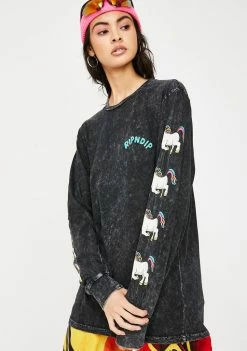 RIPNDIP Tops Nermland Long Sleeve Graphic Tee