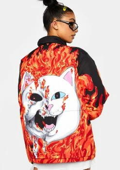 RIPNDIP Heaven And Heck Reversible Puffer Jacket