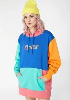 RIPNDIP Color Block Panel Hoodie