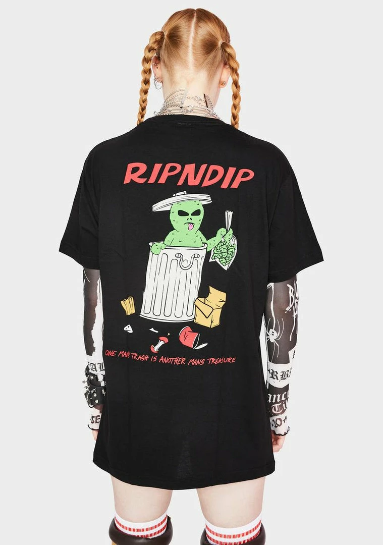 Brand new 🎁 RIPNDIP Trash And Treasure Graphic Tee Tops ✔️ 3 RIPNDIP Trash And Treasure Graphic Tee Tops