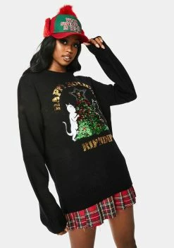 RIPNDIP Litmas Tree Knitted Sweater Tops