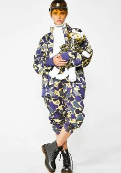 RIPNDIP Plum Nerm Camo Track Jacket