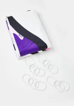 RIPNDIP Purple Camo Lord Nermal Shower Curtain