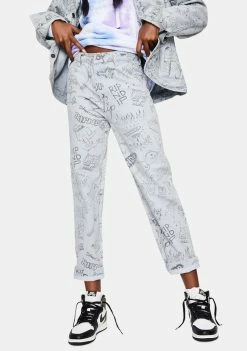 RIPNDIP Light Wash Sharpie Denim Jeans