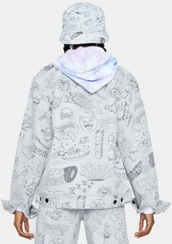 RIPNDIP Light Wash Sharpie Denim Jacket Outerwear