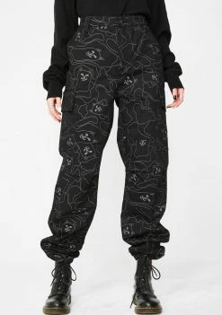 RIPNDIP Bottoms Nermal 3M Line Camo Cargo Pants