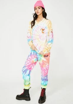 RIPNDIP Nermal Pills Tie Dye Long Sleeve Tee Tops