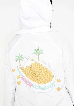 Hot Sale β€οΈ RIPNDIP Boobcuzzi Coaches Jacket Outerwear π 9 RIPNDIP Boobcuzzi Coaches Jacket Outerwear