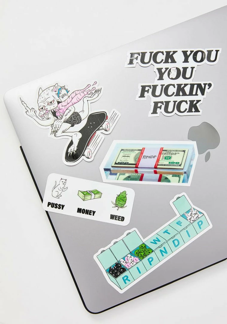 Wholesale ๐ RIPNDIP โ๏ธ Summer 19 Sticker Pack ๐คฉ 3 RIPNDIP Summer 19 Sticker Pack