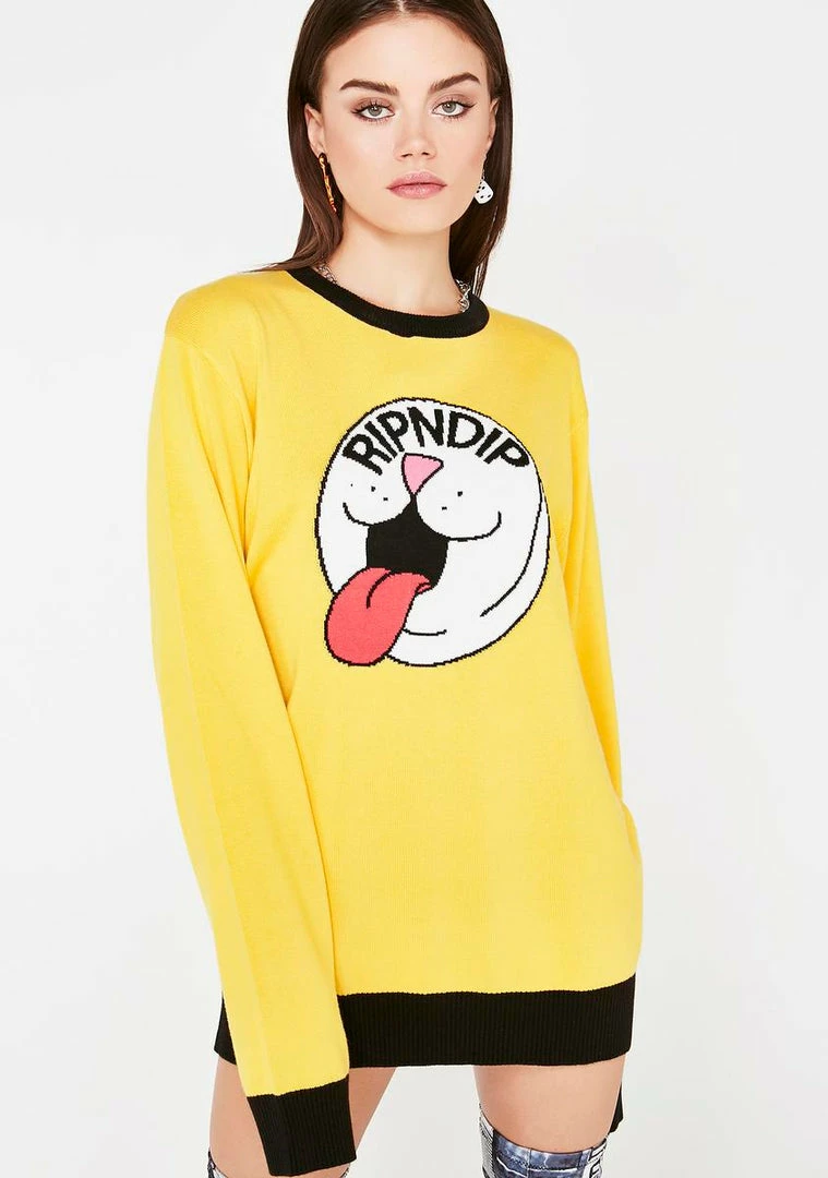 Best deal ๐ฅ RIPNDIP Pill Knit Sweater ๐ 3 RIPNDIP Pill Knit Sweater