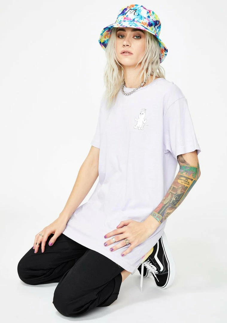 Outlet π― RIPNDIP Purple Halo Graphic Tee Tops π 6 RIPNDIP Purple Halo Graphic Tee Tops