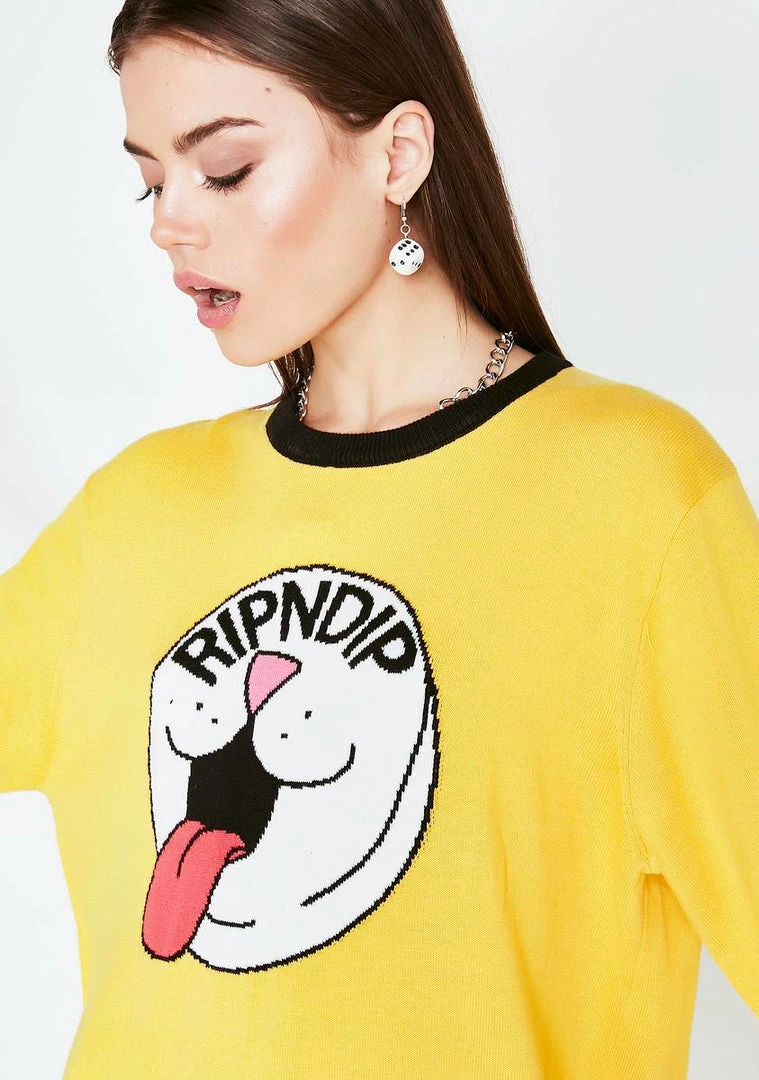 Best deal ๐ฅ RIPNDIP Pill Knit Sweater ๐ 5 RIPNDIP Pill Knit Sweater