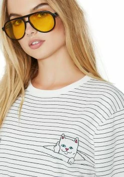 RIPNDIP Peeking Nermal Stripe Tee