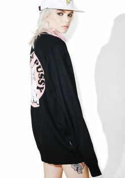 RIPNDIP Stop Being A Pussy Knit Tops