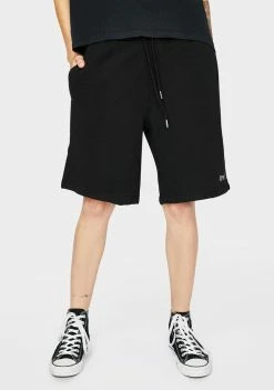 RIPNDIP Black Peek A Nermal Sweat Shorts Bottoms