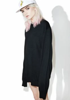 RIPNDIP Stop Being A Pussy Knit Tops