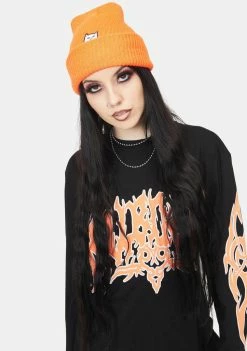RIPNDIP Orange Lord Nermal Beanie