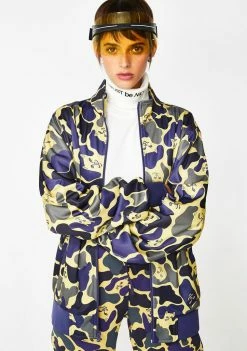 RIPNDIP Plum Nerm Camo Track Jacket