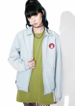 RIPNDIP Stop Being A Pussy Denim Jacket Outerwear