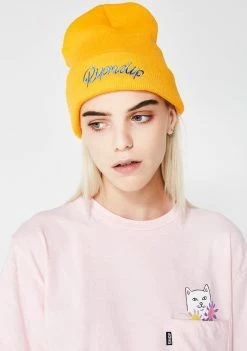 RIPNDIP Serpent Rib Beanie Hats