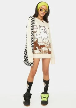 RIPNDIP Let's Get This Bread Knit Sweater