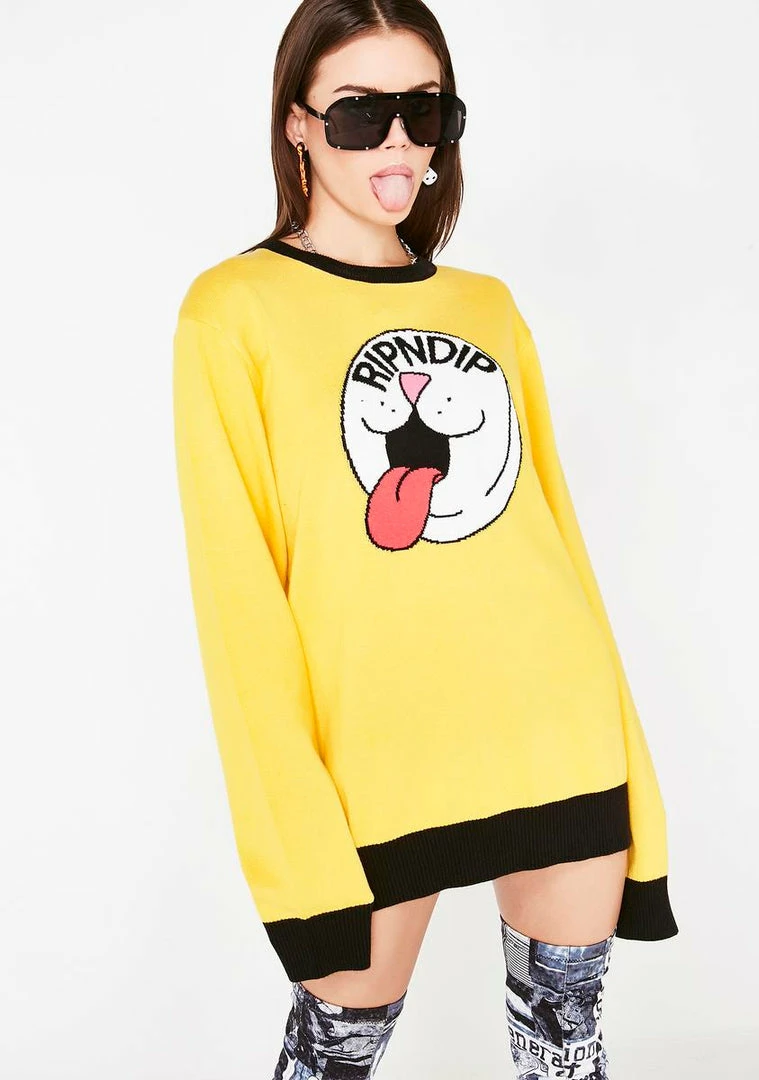 Best deal ๐ฅ RIPNDIP Pill Knit Sweater ๐ 4 RIPNDIP Pill Knit Sweater