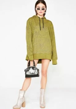 RIPNDIP Nermal Leaf 3M Reflective Hoodie Tops