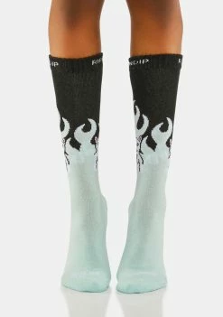 RIPNDIP Blue Welcome To Heck Crew Socks Socks & Tights