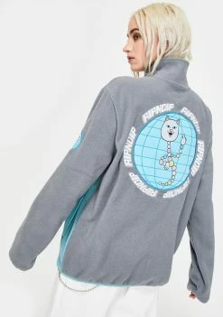 RIPNDIP DNA Brushed Fleece Half Zip Sweater Outerwear