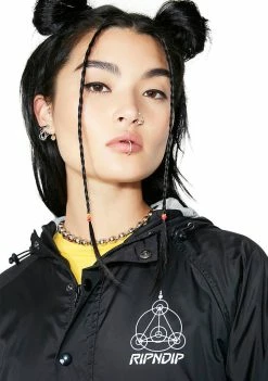 Hot Sale ๐ RIPNDIP Crop Circles Reflective Jacket ๐ 10 RIPNDIP Crop Circles Reflective Jacket