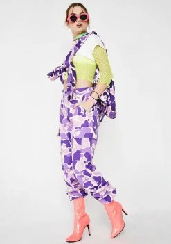 RIPNDIP Bottoms Invisible Purple Cargo Pants