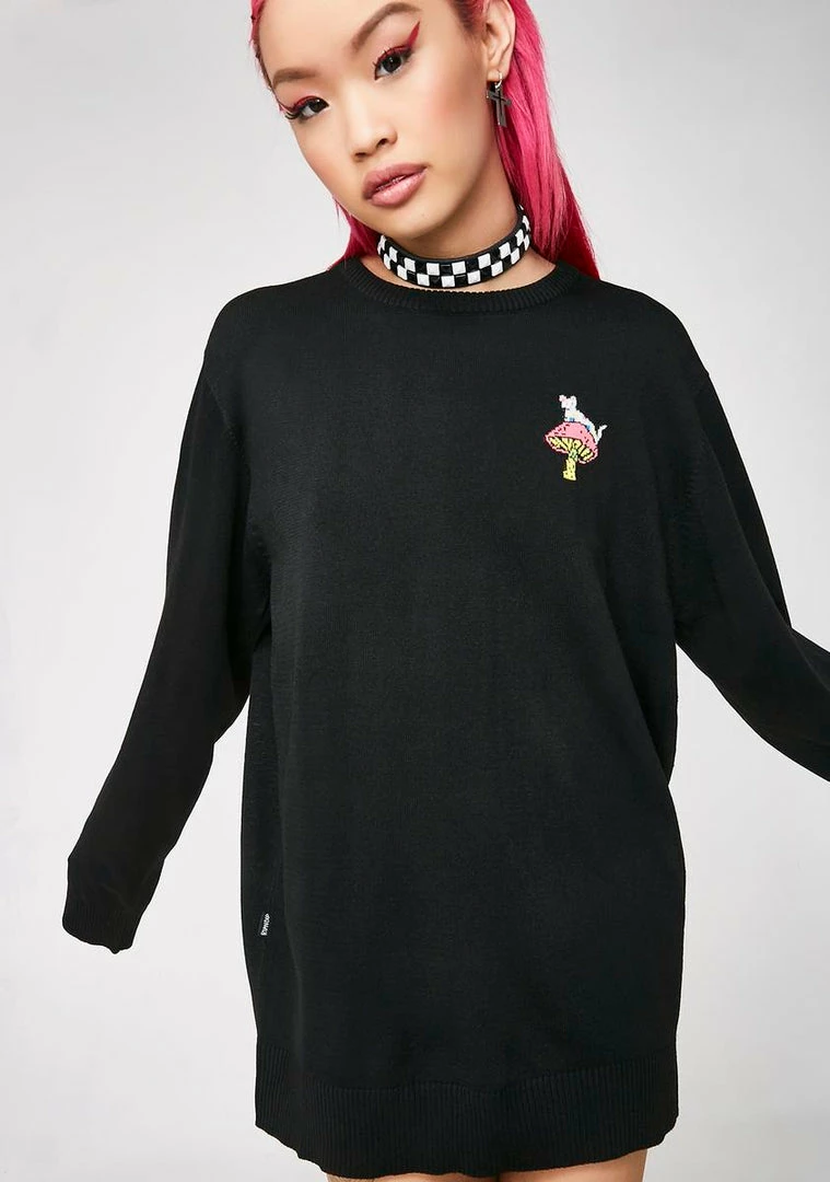 Cheap π RIPNDIP Psychedelic Knit Sweater 𧨠5 RIPNDIP Psychedelic Knit Sweater