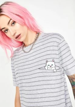 RIPNDIP Tops Wicked Peek A Nermal Knit Tee