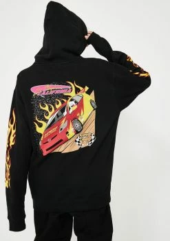 RIPNDIP Racing Graphic Hoodie Tops