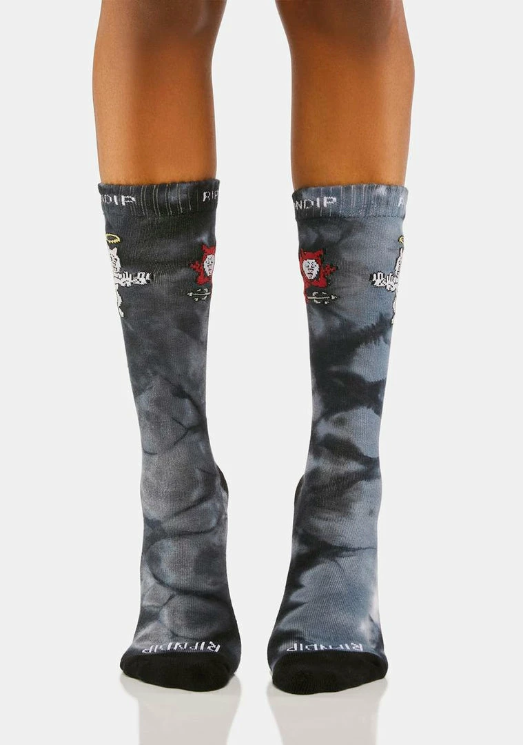 Discount 💯 RIPNDIP Limbo Crew 🧦 Socks 👍 4 RIPNDIP Limbo Crew Socks