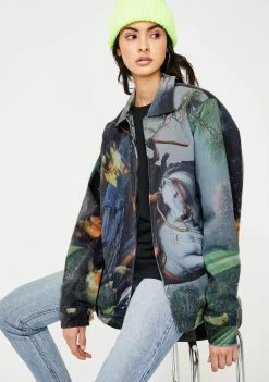 RIPNDIP Outerwear Fire & Desire Denim Coach Jacket