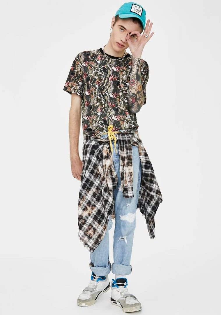 Deals ⌛ RIPNDIP Nerm N' Jerm Tree Camo Pocket Tee Tops 🛒 5 RIPNDIP Nerm N' Jerm Tree Camo Pocket Tee Tops