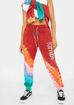 RIPNDIP OG Prisma Tie Dye Sweatpants Bottoms
