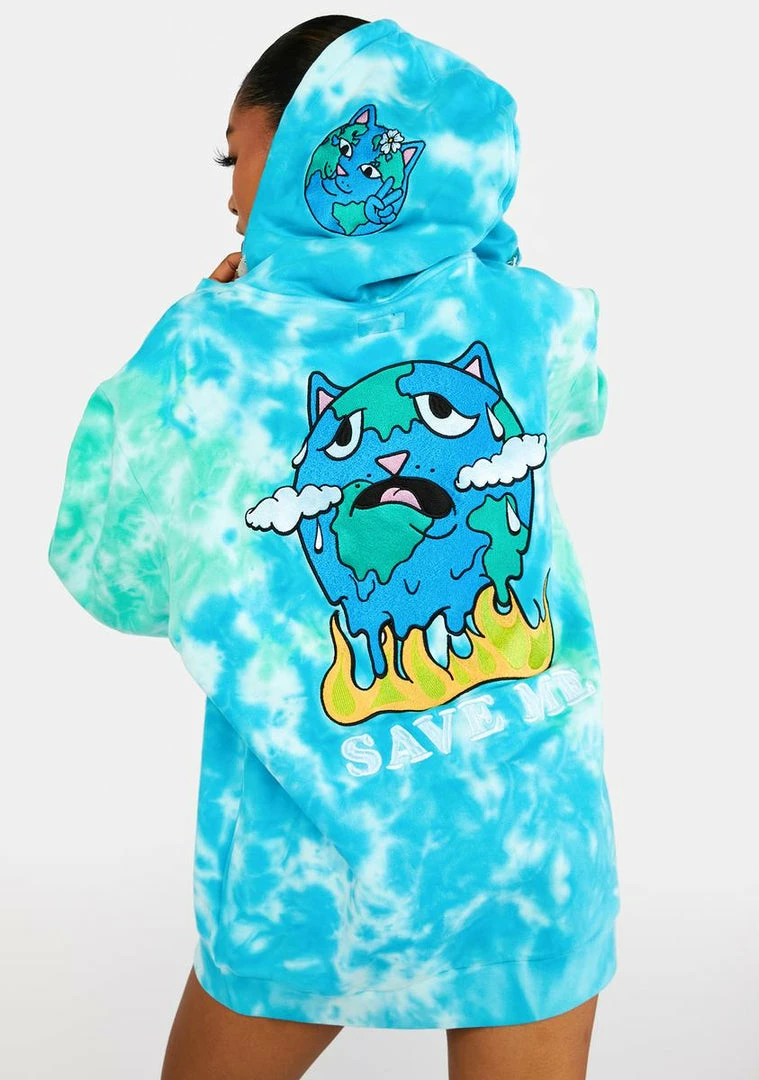Cheapest π RIPNDIP Tops Save The World Embroidered Hoodie π 3 RIPNDIP Tops Save The World Embroidered Hoodie
