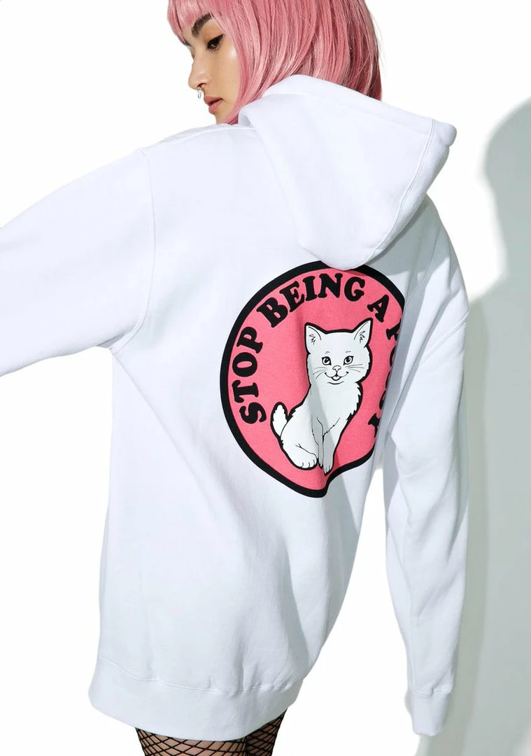 Hot Sale ๐ RIPNDIP Stop Being A Pussy Hoodie ๐ 3 RIPNDIP Stop Being A Pussy Hoodie