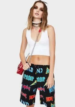 Budget 🔔 RIPNDIP Rock & Nerm Swim Shorts Bottoms 🔥 7 RIPNDIP Rock & Nerm Swim Shorts Bottoms