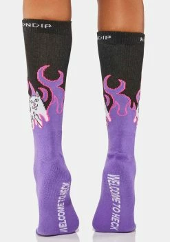 RIPNDIP Welcome To Heck Crew Socks