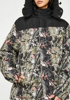 RIPNDIP Nerm N' Jerm Tree Camo Puffer Jacket