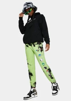 RIPNDIP Green Lightning Nermio Sweatpants Bottoms