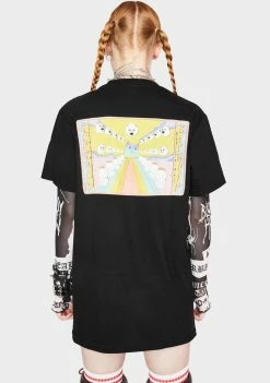 RIPNDIP Tops Rainbow Road Pocket Graphic Tee