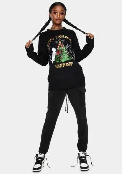 RIPNDIP Litmas Tree Knitted Sweater Tops