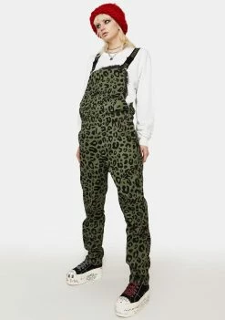 RIPNDIP Jumpsuits & Rompers Spotted Cotton Twill Overalls