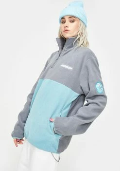 RIPNDIP DNA Brushed Fleece Half Zip Sweater Outerwear